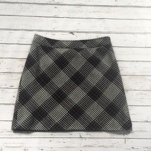 Ann Taylor LOFT Petite Diagonal Plaid Skirt